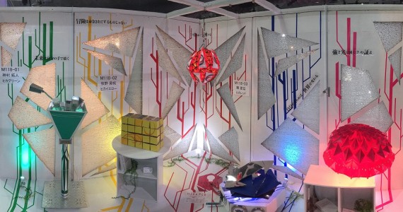 大阪モード学園　卒業製作　大阪市中央体育館　展示ブースパーティション６